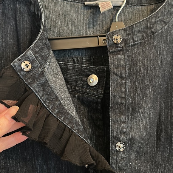 JM Collection Denim jacket and pants bling - Picture 5 of 10